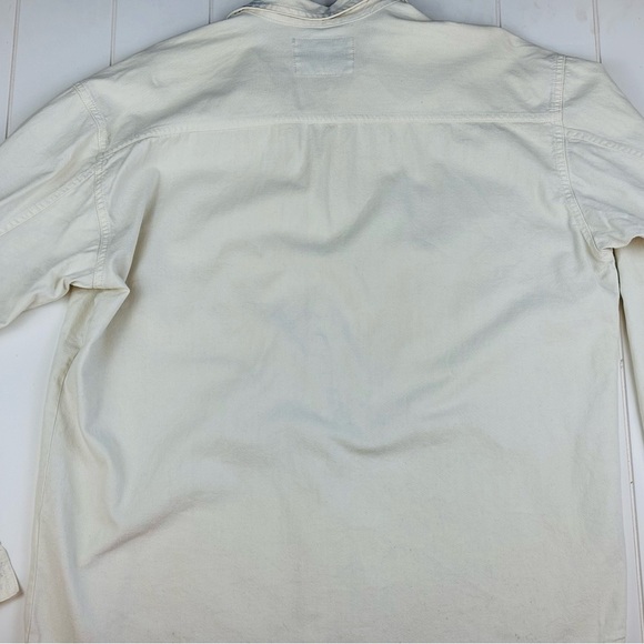 Levi’s Levi Strauss Red Tab Cream Colored Button Down Shirt - Picture 4 of 9